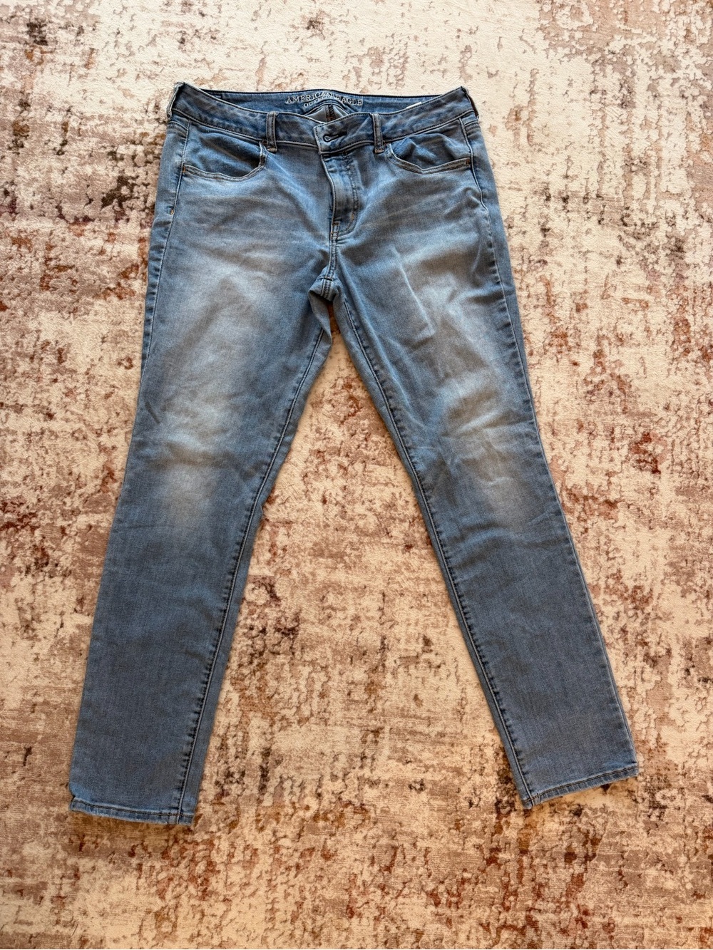 American Eagle Outfitters Women's Faded Blue Jeggings